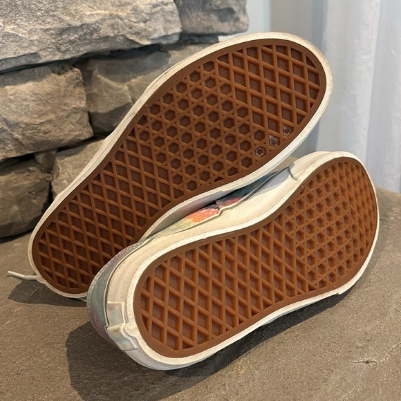 VANS Doheny Heart pastel tie dye,low lace up sneakers/trainers/skate/waffle sole - Picture 9 of 11